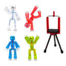 StikBot - 4 Pack with Tripod