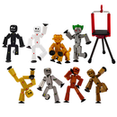 StikBot Metal & Monsters - 8 Pack with Tripod