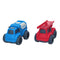 Plantastic City Vehicles Double Pack - Concrete Mixer & Dump Truck