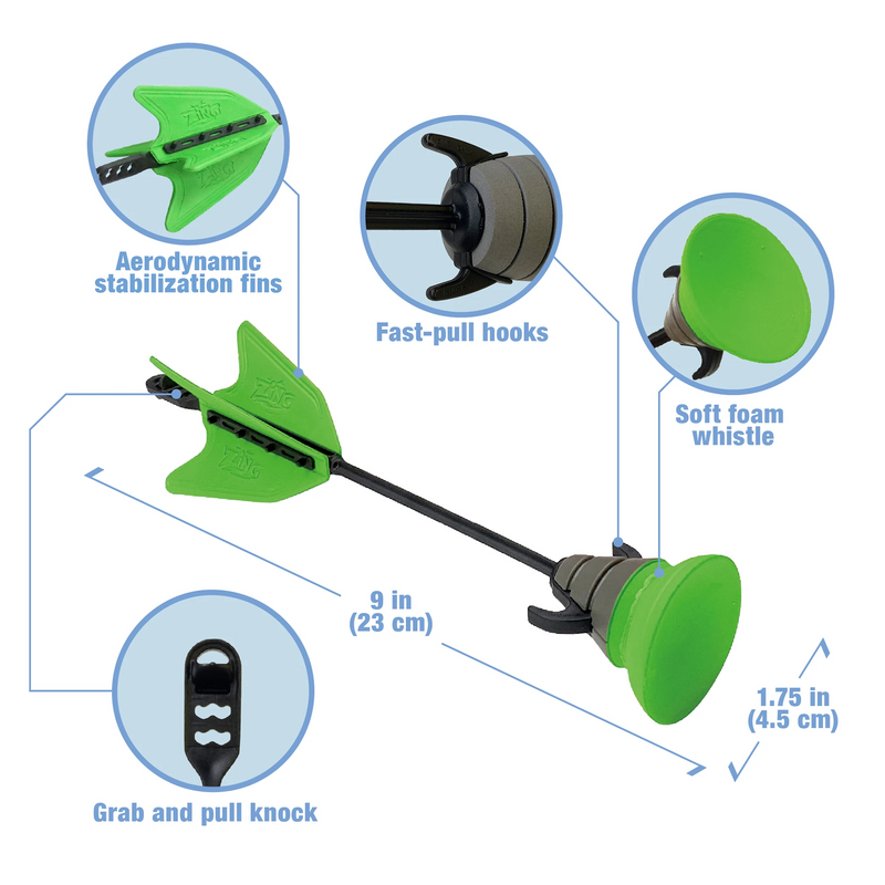 Ammo 10 Arrow Set Green